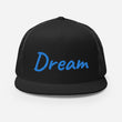 Dream In Sapphire Embroidery on 5 Panel Trucker Cap