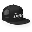 Inspire In Diamond Embroidery on 5 Panel Trucker Cap