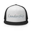 Leadership In Silver Embroidery on 5 Panel Trucker Cap