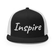 Inspire In Diamond Embroidery on 5 Panel Trucker Cap