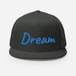 Dream In Sapphire Embroidery on 5 Panel Trucker Cap