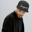 Inspire In Diamond Embroidery on 5 Panel Trucker Cap