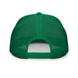 Joy In Emerald Embroidery on 5 Panel Trucker Cap