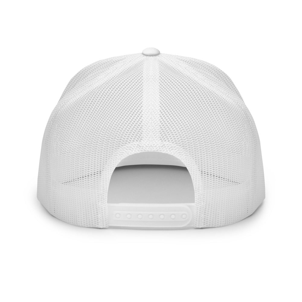 Future In Pearl Embroidery on 5 Panel Trucker Cap