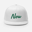 Now In Emerald Embroidery on 5 Panel Trucker Cap