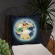 Vitruvian Earth on Basic Pillow