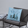 Remember Your Heritage Haiku With Trees on Basic Pillow