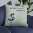 Love Gratitude Peace Harmony Haiku With Bamboo on Basic Pillow