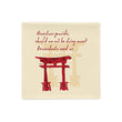 Descendants Need Ancestors Haiku With Pagoda on Basic Pillow Case