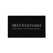 5813 Ventures Logo In Pearl on Basic Pillow Case