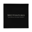 5813 Ventures Logo In Pearl on Basic Pillow Case