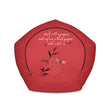 Walk With A Purpose Haiku With Dragonfly on Bean Bag Chair Cover