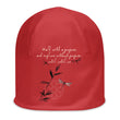 Walk With A Purpose Haiku With Dragonfly on Original Beanie