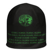 Binary Instructions To Keep Moving The World Forward With Venusian Earth In Green on Original Beanie