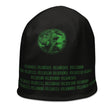 Binary Instructions To Keep Moving The World Forward With Venusian Earth In Green on Original Beanie