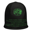 Binary Instructions To Keep Moving The World Forward With Venusian Earth In Green on Original Beanie