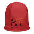 Life Is An Encore Haiku With Wren on Original Beanie