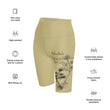 Matsuo Basho Haiku With Bonsai on Biker Shorts