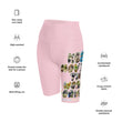 Baby Animals Keep Moving The World Forward In Pink on Biker Shorts