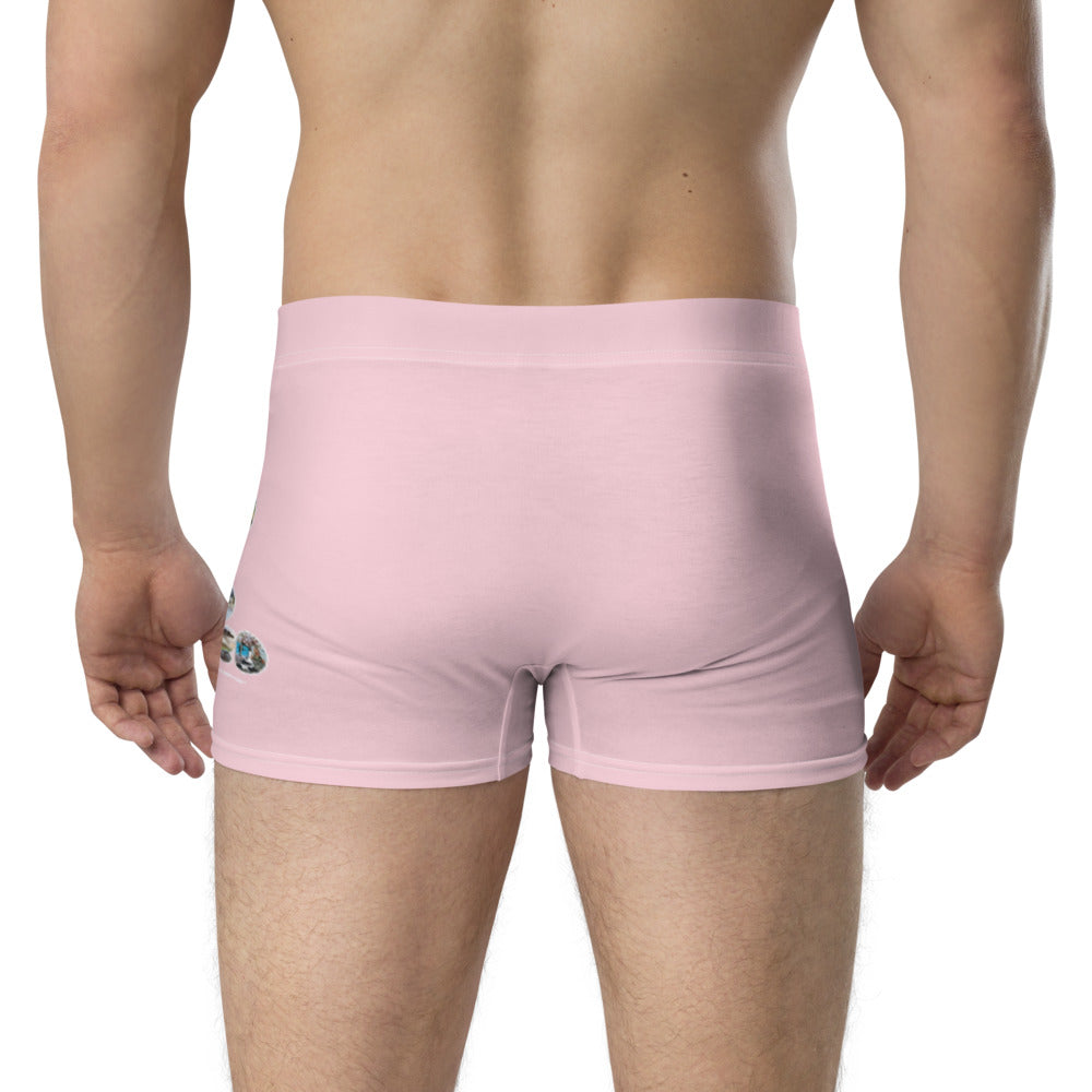 Baby Animals Keep Moving The World Forward In Pink on Men's Boxer Briefs