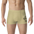 Matsuo Basho Haiku With Bonsai on Men's Boxer Briefs