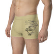 Matsuo Basho Haiku With Bonsai on Men's Boxer Briefs