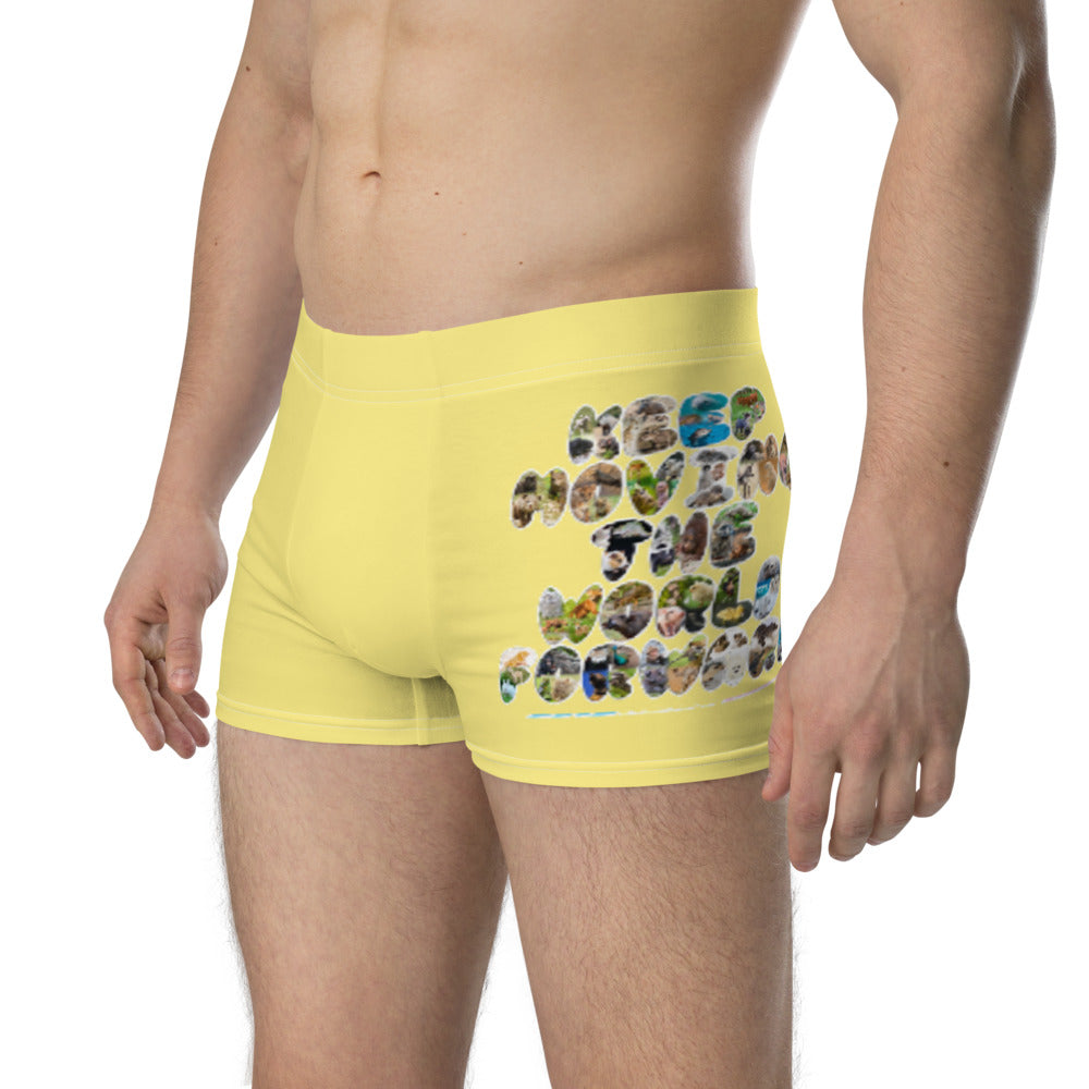 Baby Animals Keep Moving The World Forward on Men's Boxer Briefs