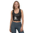 Lead By Example Haiku With Mountain Shrines on Women's Original Crop Tank Top