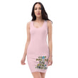 Baby Animals Keep Moving The World Forward In Pink on Women's Original Fitted Dress