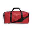 Walk With A Purpose Haiku With Dragonfly on Duffel Bag