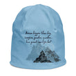 Dream Bigger Haiku With Mountains on Kids Original Beanie