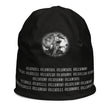 Binary Instructions To Keep Moving The World Forward With Venusian Earth In White on Kids Original Beanie