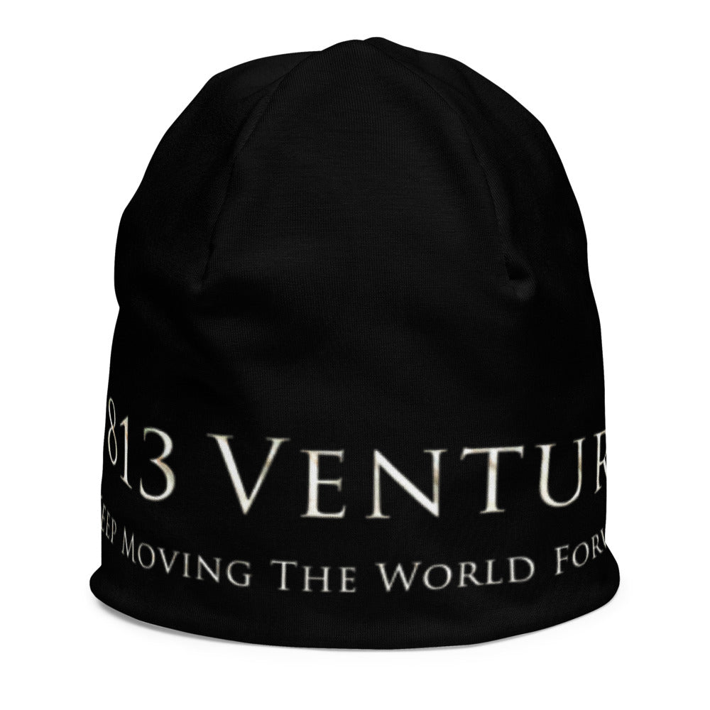 5813 Ventures Logo In Pearl on Kids Original Beanie