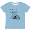 Dream Bigger Haiku With Mountains on Kids Original T-Shirt