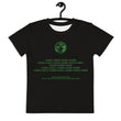 Binary Instructions To Keep Moving The World Forward With Vitruvian Earth In Green on Kids Original T-Shirt