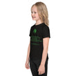 Binary Instructions To Keep Moving The World Forward With Venusian Earth In Green on Kids Original T-Shirt