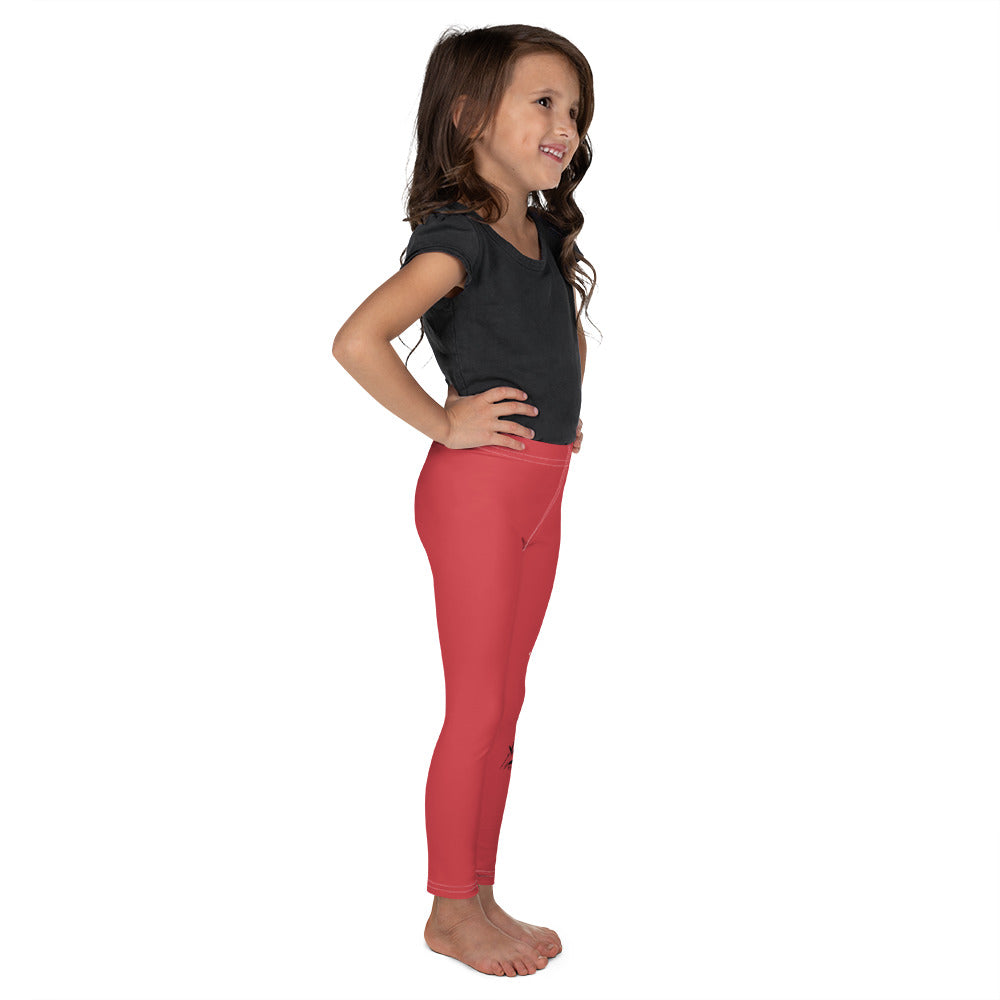 Walk With A Purpose Haiku With Dragonfly on Kids Leggings