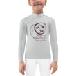 Courage To Begin Haiku With Fish on Kids Rash Guard