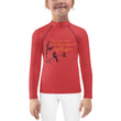 Life Is An Encore Haiku With Wren on Kids Rash Guard