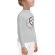 Courage To Begin Haiku With Fish on Kids Rash Guard