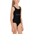 5813 Ventures Logo In Pearl on Kids One-Piece Swimsuit