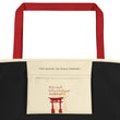 Descendants Need Ancestors Haiku With Pagoda on Beach Bag