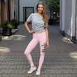 Baby Animals Keep Moving The World Forward In Pink on Women's Leggings