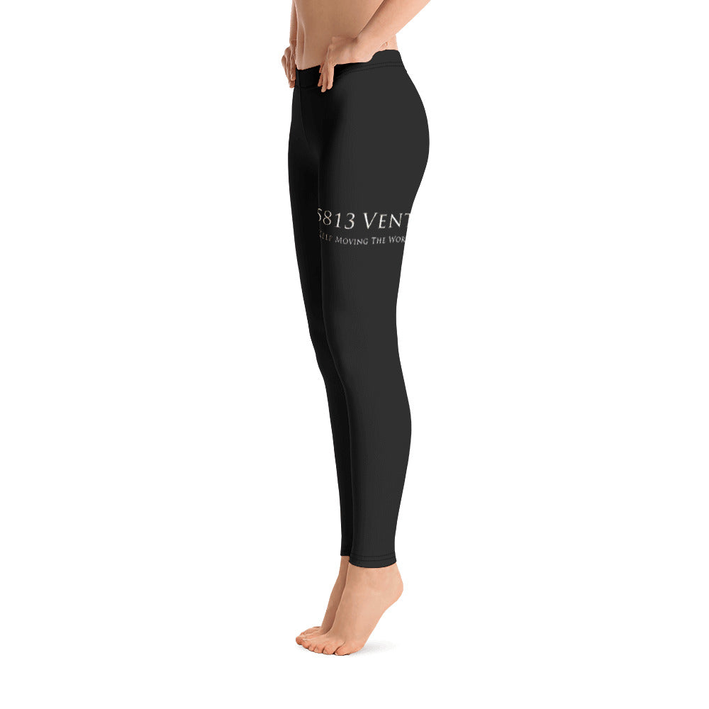 5813 Ventures Logo In Pearl on Women's Leggings