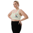 Future Is Bright Haiku With Mountain Sun on Longline Sports Bra