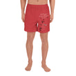 Walk With A Purpose Haiku With Dragonfly on Men's Athletic Long Shorts