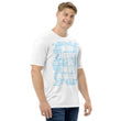 Word Clouds To Keep Moving The World Forward Through Blue Word Sky on Men's Original T-Shirt