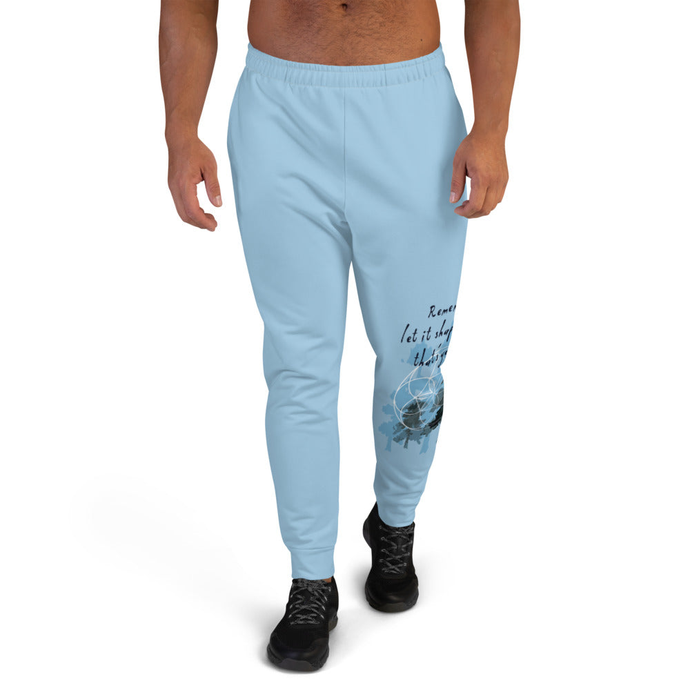 Remember Your Heritage Haiku With Trees on Men's Joggers