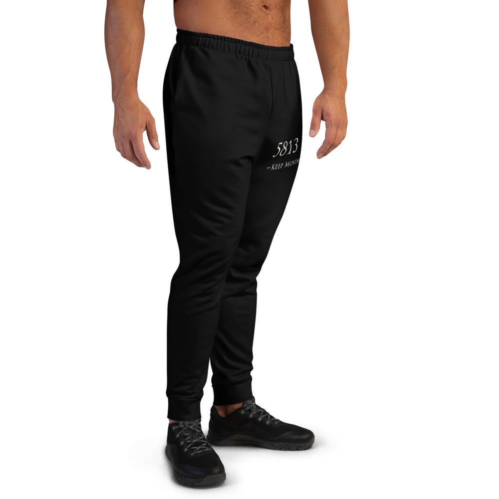 5813 Ventures Logo In Pearl on Men's Joggers