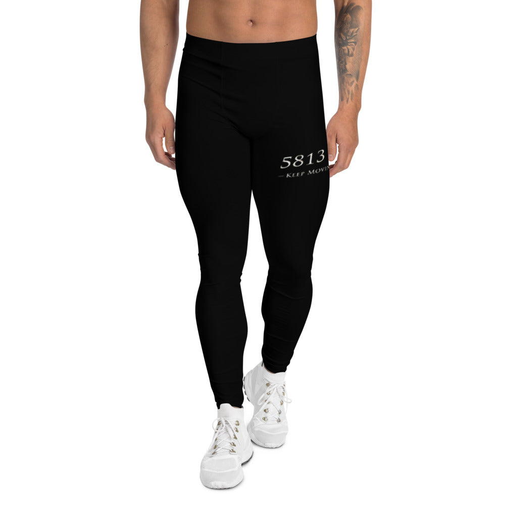 5813 Ventures Logo In Pearl on Men's Leggings